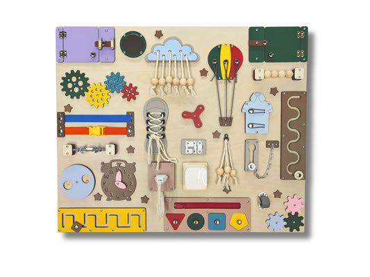 Busy board Tableau d'activité Montessori 