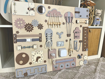 Handmade busy board for toddlers (Copy)