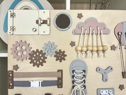 Handmade busy board for toddlers (Copy)